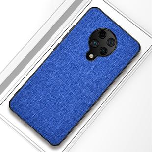 For Xiaomi Redmi K30 Pro Shockproof Cloth Texture PC + TPU Protective Case(Dark Blue)