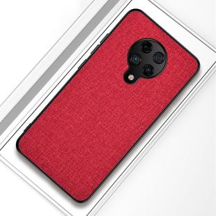 For Xiaomi Redmi K30 Pro Shockproof Cloth Texture PC + TPU Protective Case(Red)
