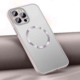 For iPhone 13 Pro Skin Feel MagSafe Magnetic Case (Pink)