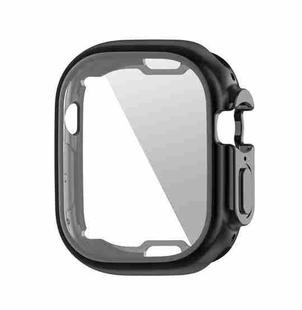 PET Film TPU Watch Case For Apple Watch Ultra 49mm / Ultra 2 49mm(Black)