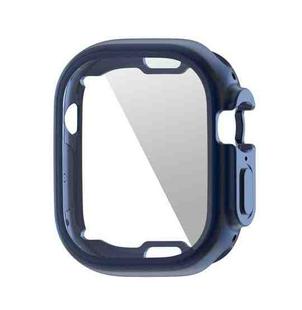PET Film TPU Watch Case For Apple Watch Ultra 49mm / Ultra 2 49mm(Midnight Blue)