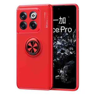 For OnePlus 10T/Ace Pro Metal Ring Holder TPU Phone Case(Red)