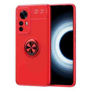 For Xiaomi Redmi K50 Ultra / 12T / 12T Pro Metal Ring Holder TPU Phone Case(Red)