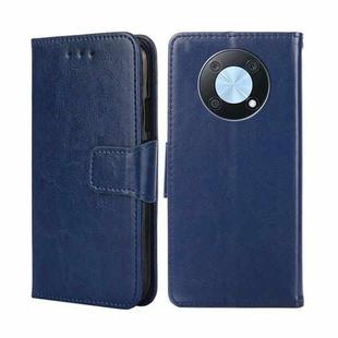 For Huawei nova Y90 4G Crystal Texture Horizontal Flip Leather Phone Case(Royal Blue)
