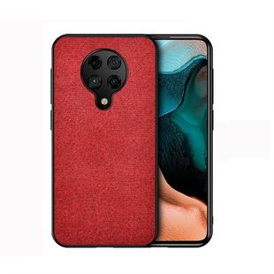 For Xiaomi Redmi K30 Pro Shockproof Cloth Texture PC + TPU Protective Case(Red)