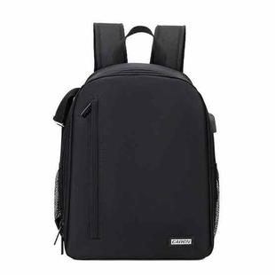 CADeN D6 IV Expandable Camera Backpack Shoulders Camera Lens Bag, Size:32 x 18 x 42cm(Black)