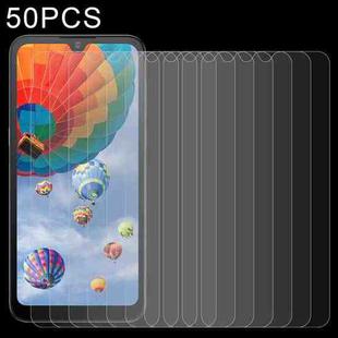 For TCL 304 50 PCS 0.26mm 9H 2.5D Tempered Glass Film