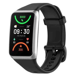 For OPPO Band 2 Solid Color Soft Silicone Watch Band(Black)
