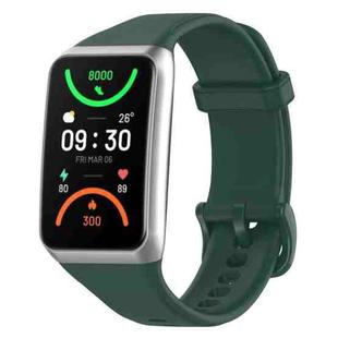 For OPPO Band 2 Solid Color Soft Silicone Watch Band(Green)