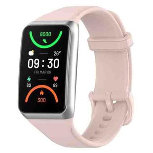 For OPPO Band 2 Solid Color Soft Silicone Watch Band(Pink)