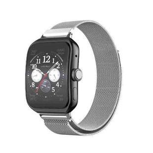 For OPPO Watch 3 Pro Milanese Stainless Steel Metal Watch Band(Silver)