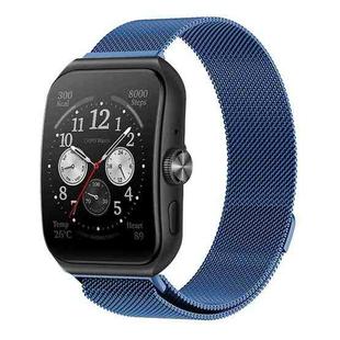 For OPPO Watch 3 Pro Milanese Stainless Steel Metal Watch Band (Dark Blue)