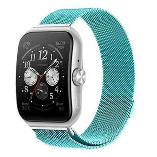For OPPO Watch 3 Pro Milanese Stainless Steel Metal Watch Band (Light Blue)