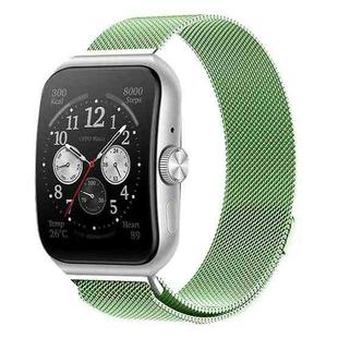 For OPPO Watch 3 Pro Milanese Stainless Steel Metal Watch Band (Mint Green)