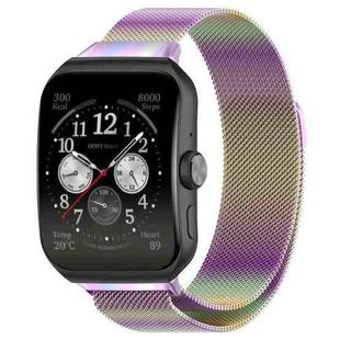For OPPO Watch 3 Milanese Stainless Steel Metal Watch Band (Colour)
