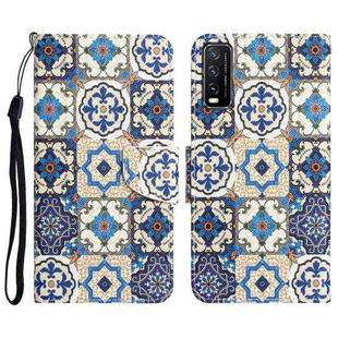 For vivo Y20 / Y12s Colored Drawing Leather Phone Case(Vintage Totem)