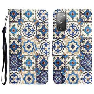For Samsung Galaxy S20 FE Colored Drawing Leather Phone Case(Vintage Totem)