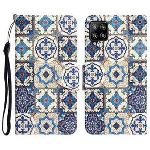 For Samsung Galaxy A42 Colored Drawing Leather Phone Case(Vintage Totem)
