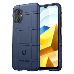 For Xiaomi Poco M4 5G Global Full Coverage Shockproof TPU Case(Blue)