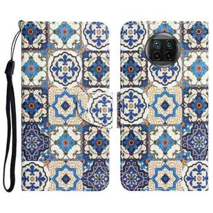 For Xiaomi Mi 10T Lite 5G Colored Drawing Leather Phone Case(Vintage Totem)