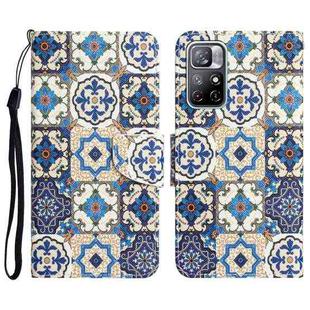 For Xiaomi Redmi Note 11 5G Colored Drawing Leather Phone Case(Vintage Totem)