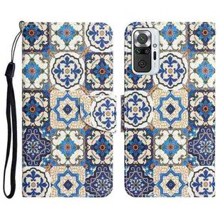 For Xiaomi Redmi Note 10 Pro 4G Colored Drawing Leather Phone Case(Vintage Totem)