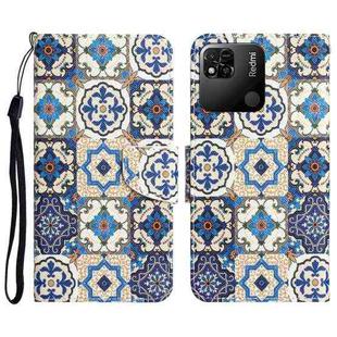 For Xiaomi Redmi 9C / 10A Colored Drawing Leather Phone Case(Vintage Totem)