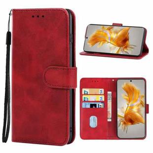 For Huawei Mate 50E Leather Phone Case(Red)