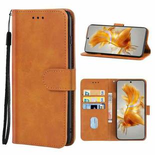 For Huawei Mate 50E Leather Phone Case(Brown)