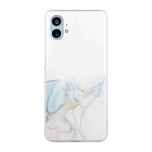 For Nothing Phone 1 Hollow Marble Pattern TPU Phone Case(Grey)