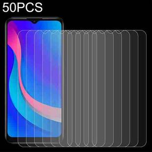 50 PCS 0.26mm 9H 2.5D Tempered Glass Film For TCL 305i