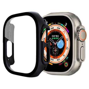 Tempered Glass Film PC Watch Case For Apple Watch Ultra 49mm / Apple Watch Ultra 2 49mm(Black)