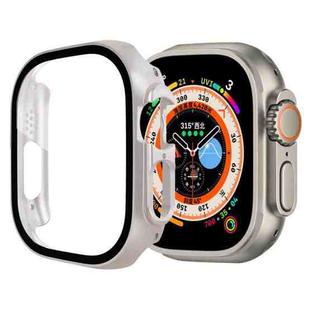 Tempered Glass Film PC Watch Case For Apple Watch Ultra 49mm / Apple Watch Ultra 2 49mm(Starlight)