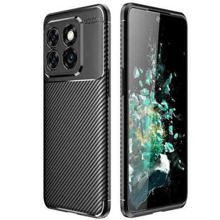 For OnePlus Ace Pro Carbon Fiber Texture Shockproof TPU Phone Case(Black)
