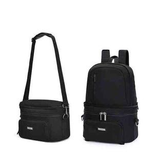 CADeN D30 Detachable Dual Uses Professional SLR Camera Backpack Shockproof Bags(Black)