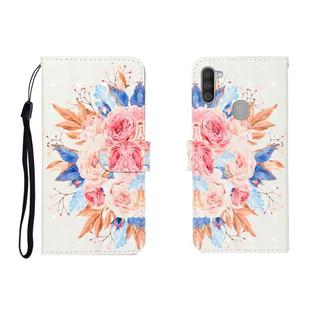 For OPPO A11 3D Colored Drawing Horizontal Flip Leather Case with Holder & Card Slot & Wallet(Sun Flower)