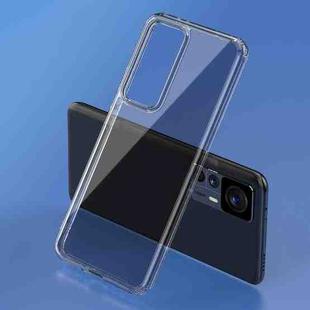 For Xiaomi Redmi K50 Ultra / 12T / 12T Pro Ice Crystal PC + TPU Phone Case(Transparent Black)