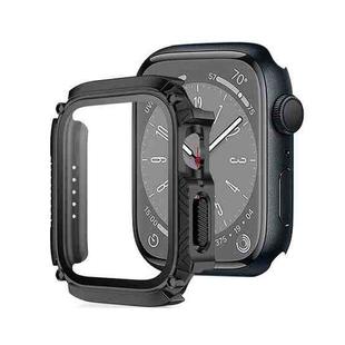 Screen Tempered Glass Film Armor Waterproof Watch Case For Apple Watch Ultra 49mm(Black)