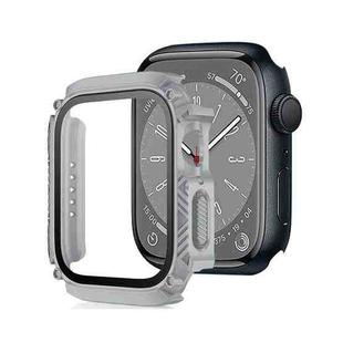 Screen Tempered Glass Film Armor Waterproof Watch Case For Apple Watch Ultra 49mm(Grey)