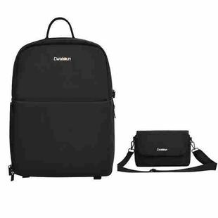 CADeN D75 Camera Backpacks Large Shockproof Cameras Lens Bags, Size:37 x 30 x 17cm(Black)