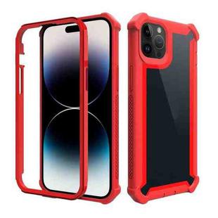 For iPhone 14 Pro Max Shockproof Space Phone Case (Red)