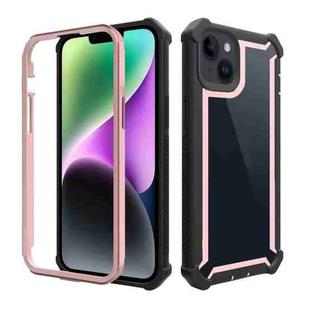 For iPhone 14 Shockproof Space Phone Case (Rose Gold)