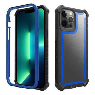 For iPhone 13 Pro Max Shockproof Space Phone Case (Black Blue)