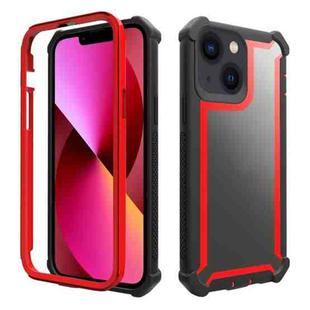 For iPhone 13 Shockproof Space Phone Case(Black Red)