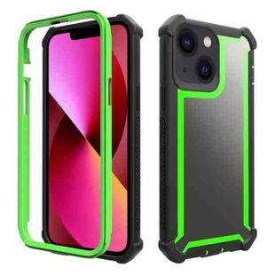 For iPhone 13 Shockproof Space Phone Case(Black Green)