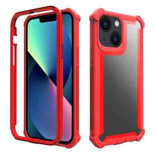 For iPhone 13 mini Shockproof Space Phone Case (Red)
