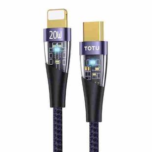 TOTU BPD-011 Ming Series PD 20W Type-C to 8 Pin Fast Charging Data Cable Length:1.5m(Purple)