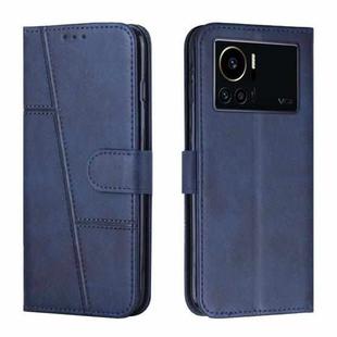 For Infinix Note 12 VIP Stitching Calf Texture Buckle Leather Phone Case(Blue)