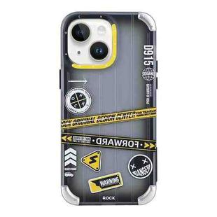 For iPhone 14 ROCK InShare Travel Series PC+TPU Phone Case (D915 Highway)