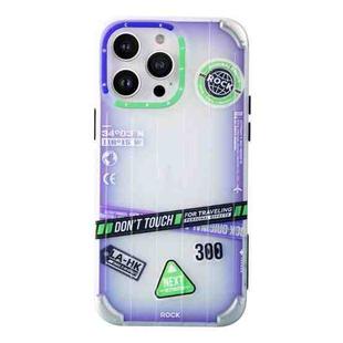 For iPhone 14 Pro ROCK InShare Travel Series PC+TPU Phone Case(Deep Space Tour)
